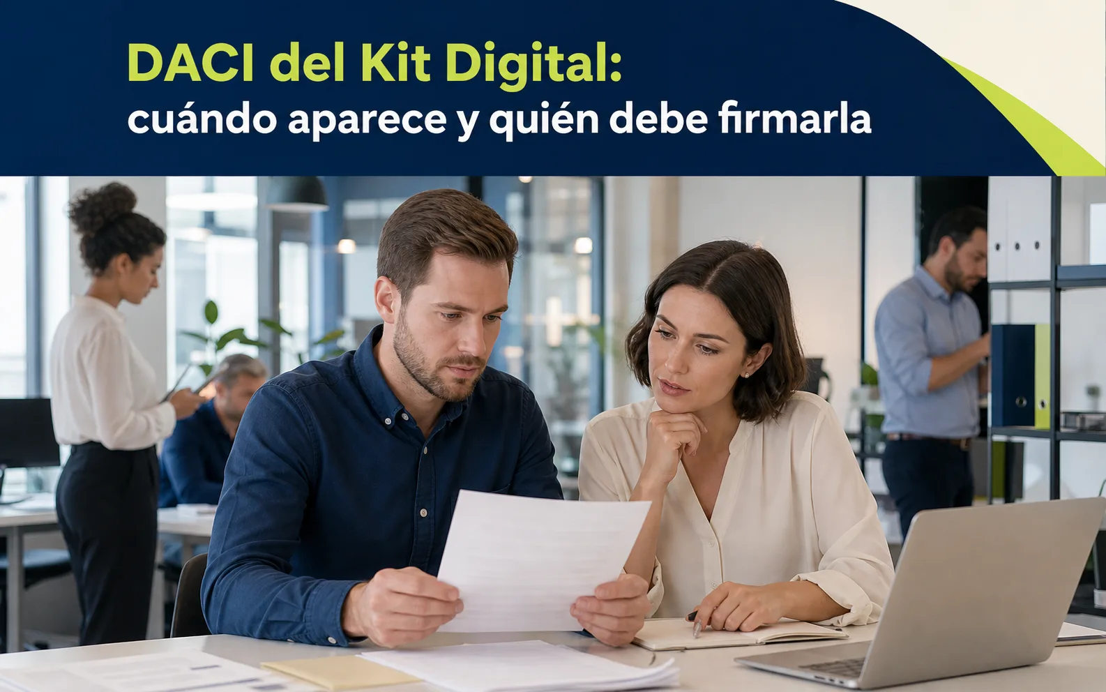 Imagen destacada: DACI del Kit Digital: cuándo aparece y quién debe firmarla